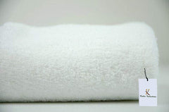 Kuber Industries Cotton Bath Towel 350 Gsm | Super Absorbent & Antibacterial | Lightweight & Odour Free (White)