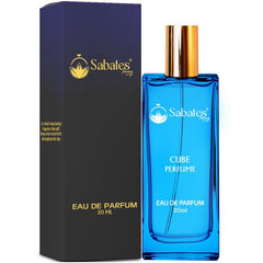 Sabates Cube Eau De Parfum 20ml 0.6 Fl.oz. | Long Lasting Fragrance For Men | Suitable For Both Daytime & Nighttime