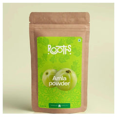 Rootts Amla Powder, Rich Source Of Vitamin C, Antioxidants & Other Essential Nutrients That Promote Overall Well - Being | 150gm 0.3lbs