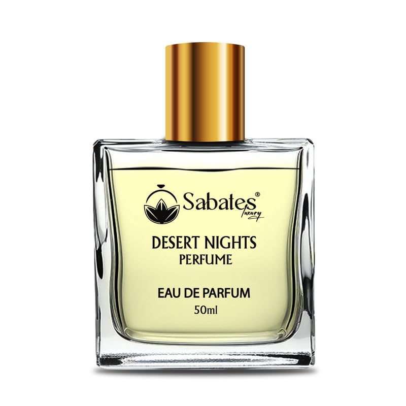 Sabates Desert Nights Eau De Parfum 50ml 1.6 Fl.oz. | Long Lasting Unisex Fragrance | Perfect Gifting Option For Your Loved Ones