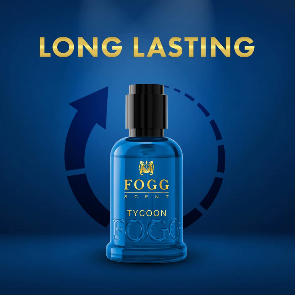 Fogg Scent Tycoon Eau De Parfum For Men 30 Ml 1.01 Fl.oz. | Long-lasting, Fresh & Powerful Fragrance