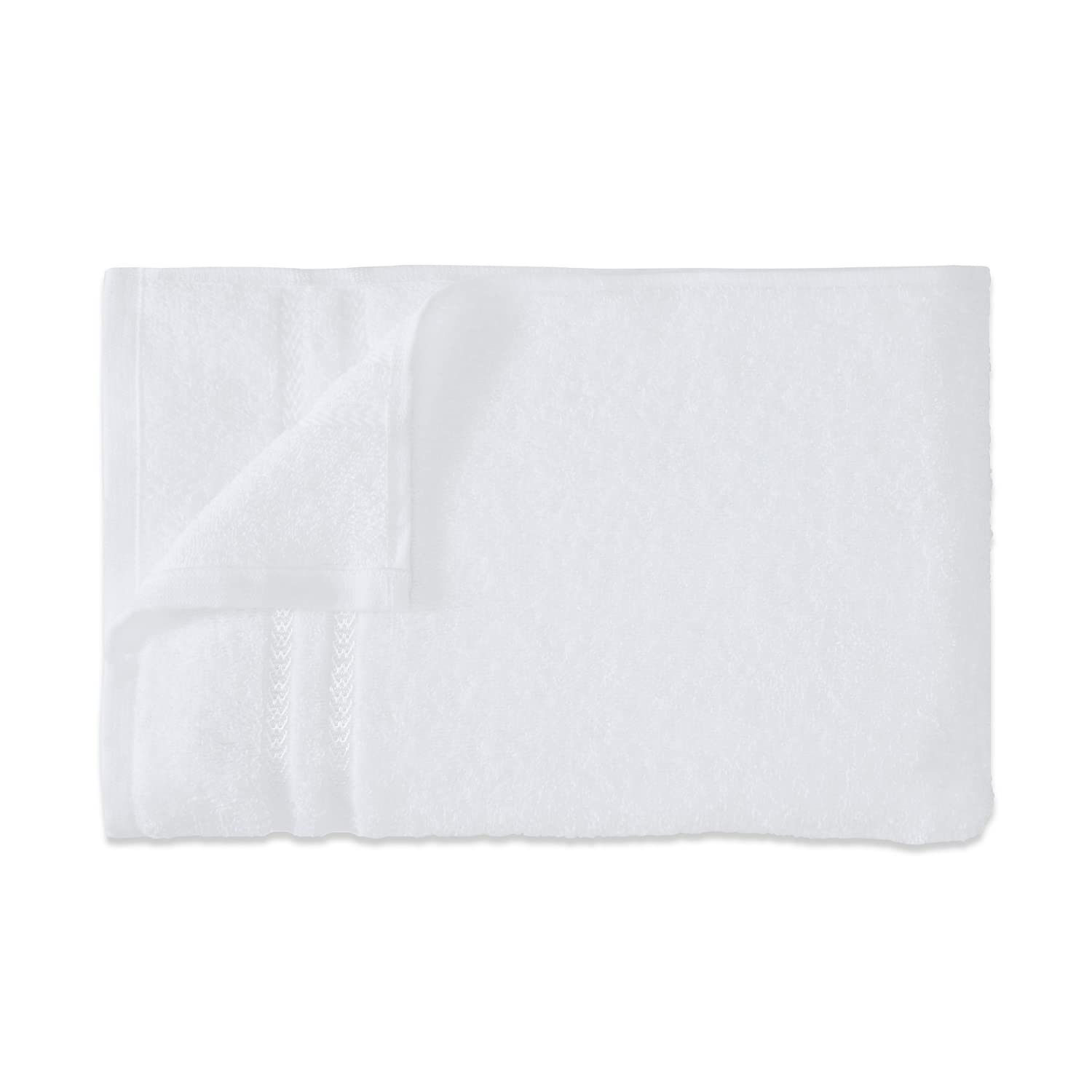 Welspun 100% Cotton Quick Dry Bath Towel 450 Gsm | High Absorbency Super Soft, Fast Drying Bath Towels Large Size (White)