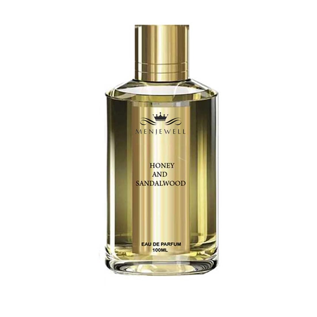 Menjewell Honey And Sandalwood Eau De Parfum 100ml 3.4 Fl.oz. Men Fragrance | Long Lasting