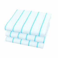 Am Safe Xam Safe X 100% Cotton Kitchen Towels 200 Gsm | Dish Cloths, Table & Fridge Cleaning, Roti Napkins -Pack Of 3 (White)