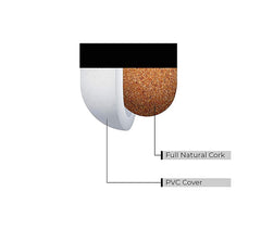 Vins Badminton Nylon Shuttlecock , Material Used: Nylon & Natural Cork Base | Yellow , Pack Of 6