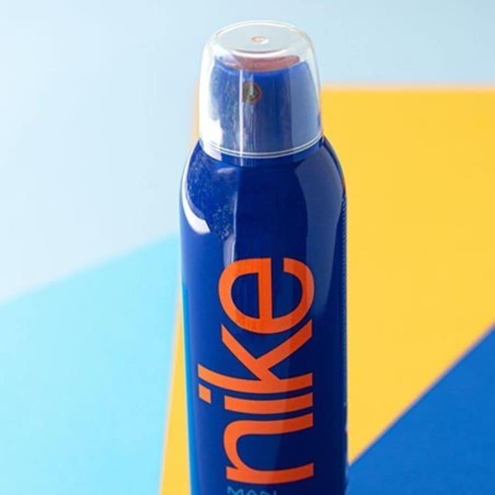 Nike Indigo Eau De Toilette Deodorant Body Spray 200ml 6.7 Fl.oz. | Perfect Gift For Boyfriend | Long Lasting Fragrance