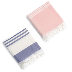 Wakefit Bamboo Bath Towel 800 Gsm | Large Size Bath Towel For Men & Women (Summer Tang & Winter Navy)- Pack Of 2