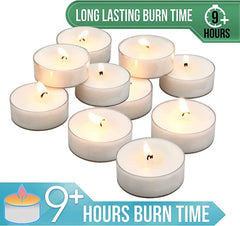 ACRYLIC EMPTY TEALIGHT CANDLE PACK OF 50 | CUPS HOLDERS DIY MAKING WITH WICKS
