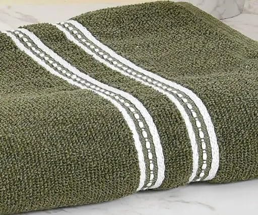 Lavone Premium Cotton Bath Towels 450 Gsm (Dark Green) - Pack Of 1