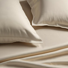 Plain Bedsheet For Queen Size With 2 Pillow Cover - 90 X 108 Inches, Ivory | Smooth & Comfortable For Daily Use - All Weather Coziness & Bedroom Style