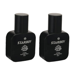 JD International Star Boy Black Apparel Unisex Perfume With Long Lasting Fragrance - Pack Of 2 X 30ml, 1.02 Fl.oz. Each | Perfume For Men & Women