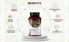 Cura Ayurveda Bowel Wellness Ayurvedic Bael Tablets, Healthy Skin, Digestion, Respiratory Support Medicine, Restore Balance, Alleviate Constipation | 60 Tablets 100gm 0.2lbs