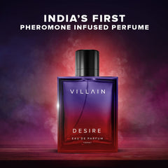 Villain Desire Eau De Parfum 100ml 3.4 Fl.oz. Strong Premium Perfume | Men Fragrance | Perfect Gift