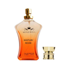 Menjewell Kasturi Musk Eau De Parfum 100ml 3.4 Fl.oz. Women Fragrance | Long Lasting