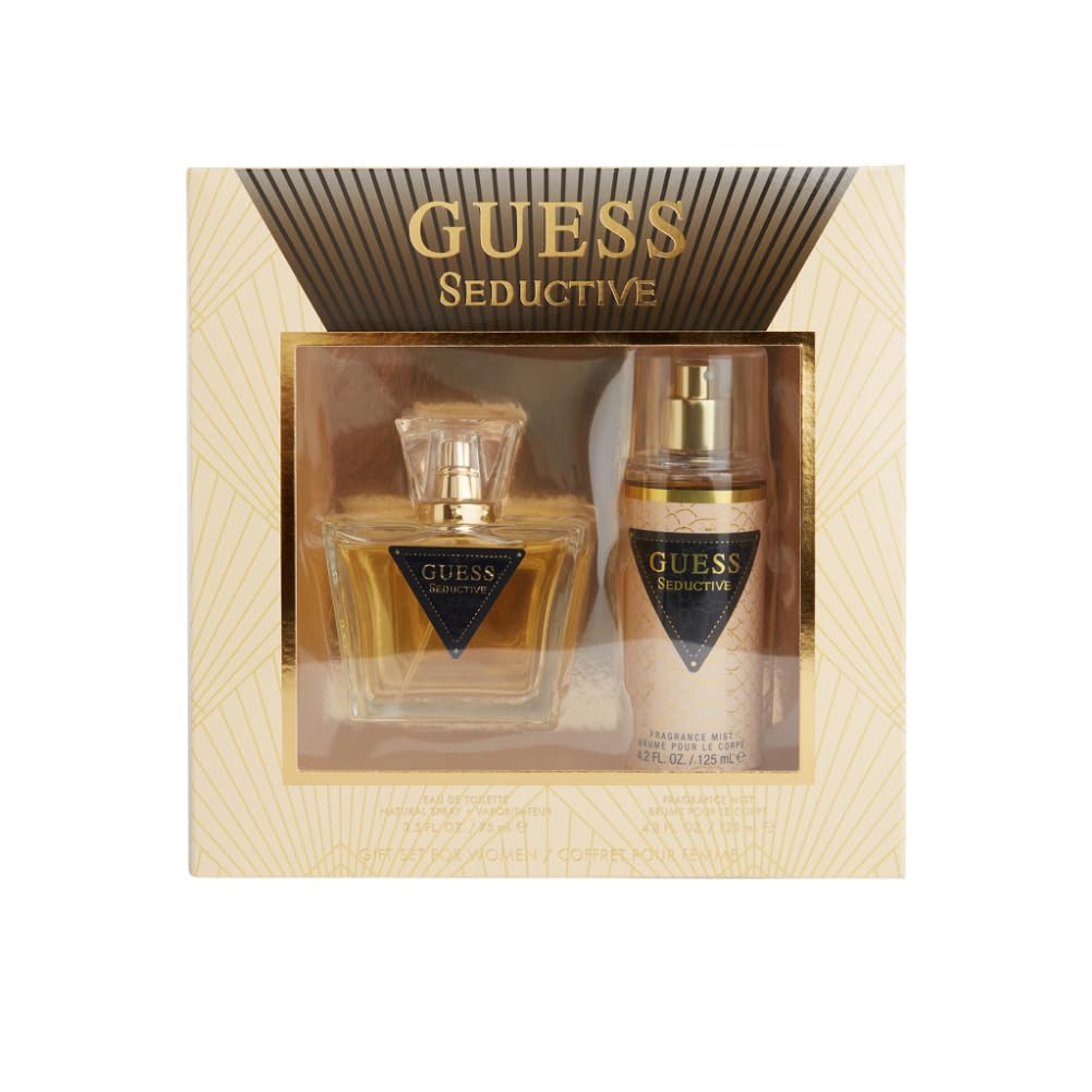 Guess Seductive For Women Gift Set Eau De Parfum 75ml 2.5 Fl.oz. Body Spray 125ml 4.2 Fl.oz.