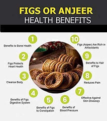 Pure Afghani Anjeer Dried Figs By Foodcan 500gm, | Figs Are Rich In Vitamins, Anti-oxidants & Iron Dried Anjeer Dry Fruits | 17.6 Ounce