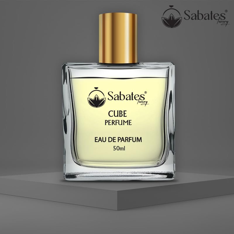 Sabates Cube Eau De Parfum 50ml 1.6 Fl.oz. | Frgrance Like Royalty & Long Lasting | For Unisex