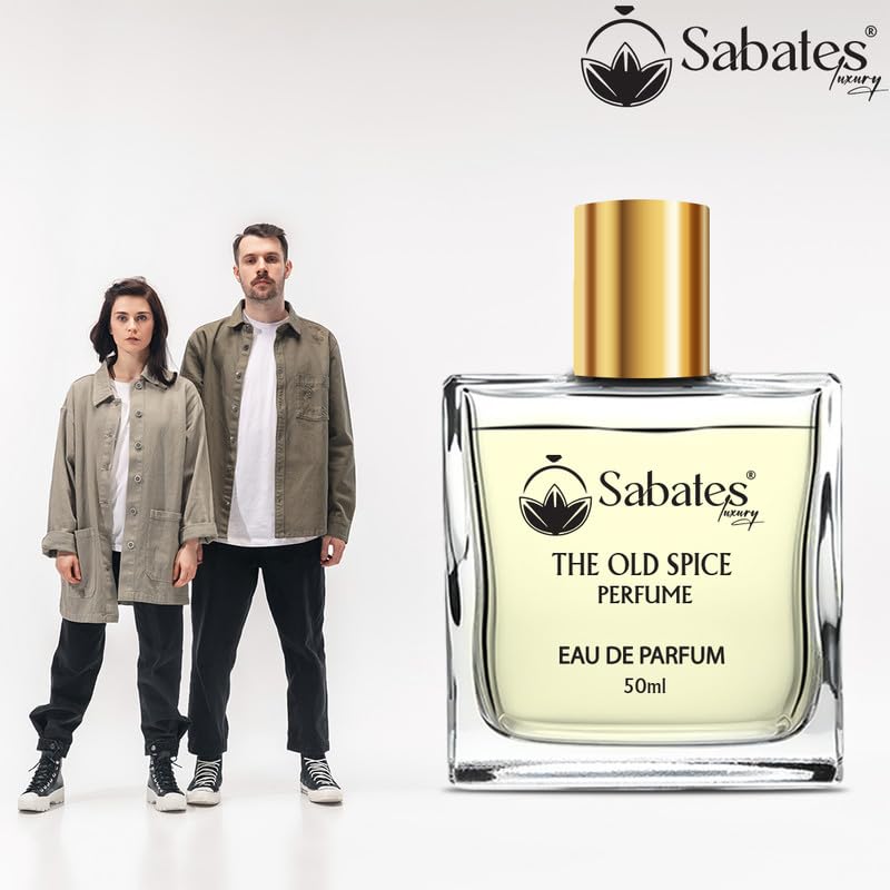 Sabates The Old Spice Eau De Parfum 50ml 1.6 Fl.oz. | Trong And Long Lasting Fragrance | Luxury Gift For Him & Her