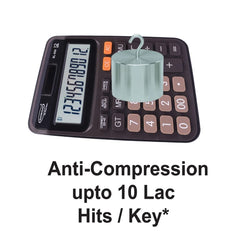 Bambalio 12 Digits BL-650 Electronic Calculator 3 Years Warranty | 12 Digits-large LC Display ,112 Steps Check And Correct