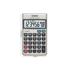 Casio LC-403TV Portable Calculator With Metal Faceplate | Pocket Size Calculator - Price Plus Tax, Tax Amount, Price Less Tax