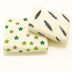 Organic Cotton Muslin Baby Bath Towel 200 Gsm | Cotton Cloth Premium Baby Washable Reusable, Absorbent, Extra Soft (Grey Wing & Kite Star)- Pack Of 2