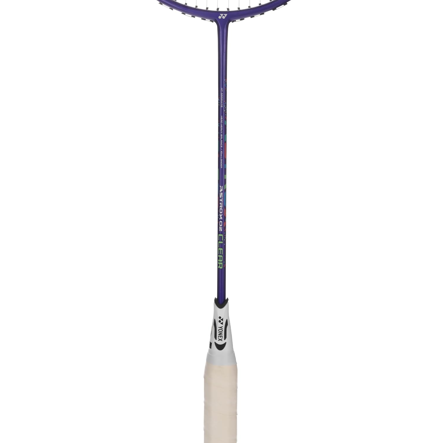 Yonex ASTROX 02 CLEAR Badminton Racquet G4 4U, Colour - Blue, Grip Size - 3 1/4 Inches, Material - Carbon Graphite