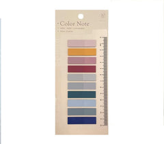 Index Tabs Sticky Notes With Ruler Multi Color Sticky Tabs For Notebook, Books - Packs Of 1
