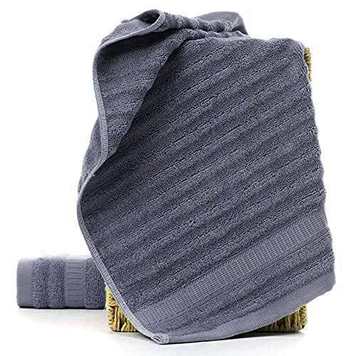 Mush Bamboo Hand Towels 600 Gsm | 100% Bamboo Gym Towel For Men & Women Workout Ultra Soft, Absorbent & Quick Dry Towel (Grey)- Set Of 2