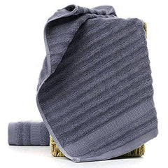 Mush Bamboo Hand Towels 600 Gsm | 100% Bamboo Gym Towel For Men & Women Workout Ultra Soft, Absorbent & Quick Dry Towel (Grey)- Set Of 2
