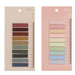 2 Sheets Index Sticky Tabs, Colorful Sticky 20 Colors Transparent Sticky Notes Tabs - 400 Pcs