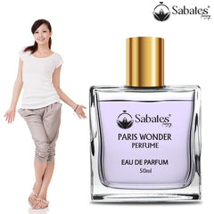 Sabates Paris Wonder Eau De Parfum 50ml 1.6 Fl.oz. | Premium Long Lasting Luxury Fragrance  For All Occasions | For Women