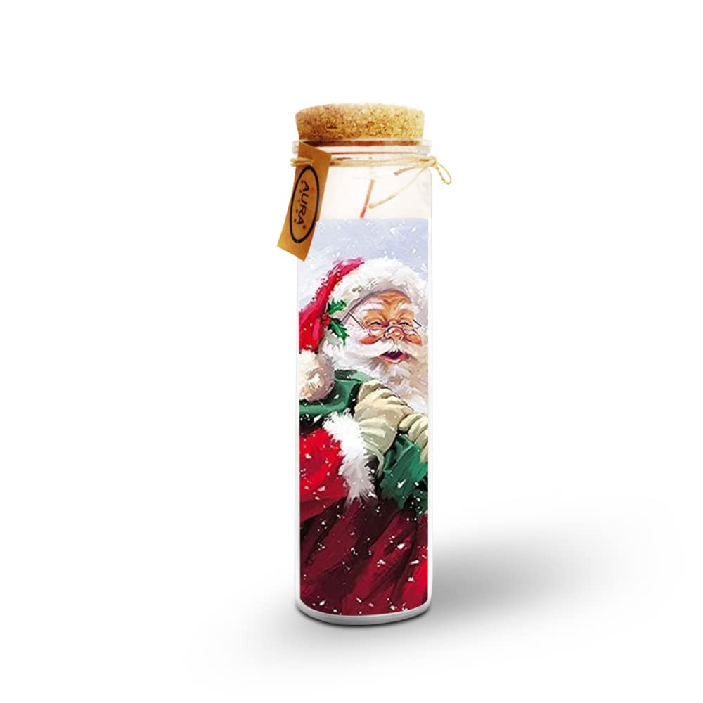 SANTA WITH BAG CHRISTMAS CHURCH JAR CANDLE | PERFECT FOR CHRISTMAS DAY SPECIAL
