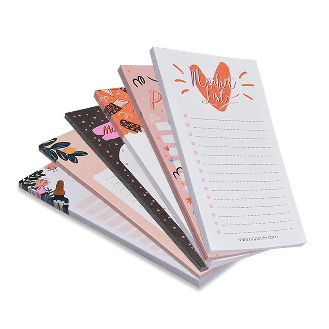 To Do List Notepad, Task Pad With Checklist, Priority & Notes Sections, Easy Tear Off, Set Of 6