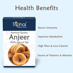 100% Natural Grade Dry Fruit Afghani Anjeer Figs By Triphal 800gm, | Rich In Vitamins & Minerals | Good For Digestion Dry Fruits Anjeer | 28.2 Ounce