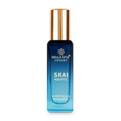 Bella Vita Luxury Skai Aquatic Eau De Cologne 20ml 0.68 Fl.oz. Long Lasting | For Men & Women