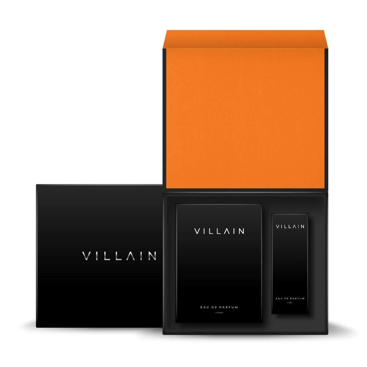 Villain Luxury Woody Spicy Eau De Parfum 3.4+0.6 Fl.oz. Pack | Men Fragrance | Long Lasting