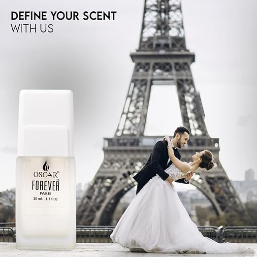 Oscar Forever White Long Lasting Perfume For Men & Women | Aromatic Spicy Fragrance | Everyday Unisex Skin Friendly Perfume | 30ml 1 Fl.oz.