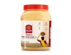 100% Pure Buffalo's Desi Ghee By Ugam | Great Source Of Energy & Vitamin Healthy Desi Ghee Perfect For Laddus | (1 Litr) 33.8 Ounce | Jar Pack