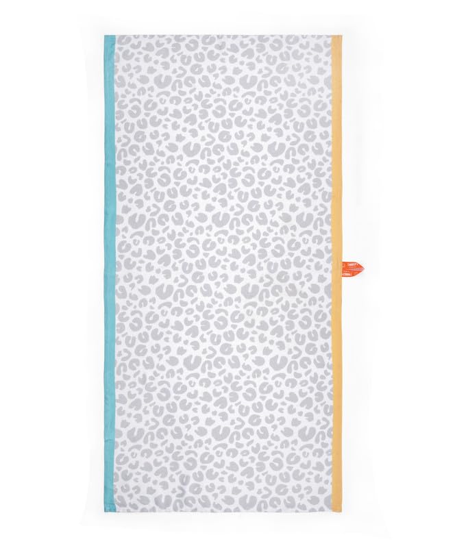 Thirsty Towel By Doctor Towels Bamboo Bath Towel 460 Gsm | Sassy Leopard Design Herringbone Weave Fabric (Sassy Leopard)