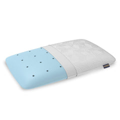 Advance Gel Blended Memory Foam Pillow, For Pain Relief, White - 24 X 16 X 3 Inch | Cushions Neck & Shoulder Pain Relief | Orthopedic Thin Pillow For Back & Stomach Sleepers - Pack Of 1