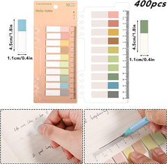 Sticky Note, Colored Writable & Repositionable Book Flags Tabs Strip Index Tabs - Square 2