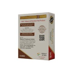 Classic Flavored Herbal Filter Dhoompan Sticks - Pack Of 4X 20 Pcs Herbal Cigarette | Bidi Sticks Rolled In Tendu Leaves, Non-Addictive Sticks - Tobacco Free & Nicotine Free
