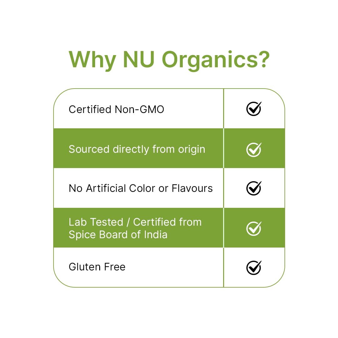 Nu Organics Certified Organic Organic Amla Powder Herbal Supplement, 100% Pure & Natural, Antioxidant - Rich For Hair & Skin, Immune Support | 125gm 0.2lbs