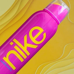 Nike Pink Woman Eau De Toilette Long Lasting Deodorant Body Spray 200ml 6.7 Fl.oz. | Perfect Gift For Wife