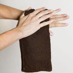 Jenny Denial 100% Cotton Soft Face Towel 1300 Gsm | Super Absorvent & Quick Dry - Pack Of 10 Pcs (Brown)