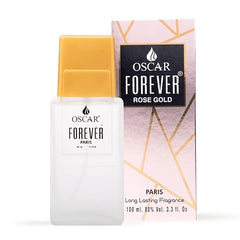 Oscar Forever Rose Gold | Aromatic Fougere Fragrance | Long Lasting Perfume For Women | 100ml 3.4 Fl.oz.