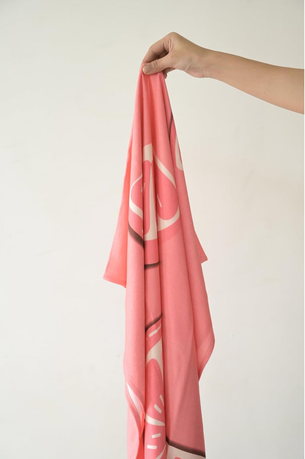 Madake Bamboo Ultra Soft Printed Thin Turkish Towel 454 Gsm | Quick Dry, Super Absorbent | Extra Large Bath Towel For Men & Women (Pink Lemon)