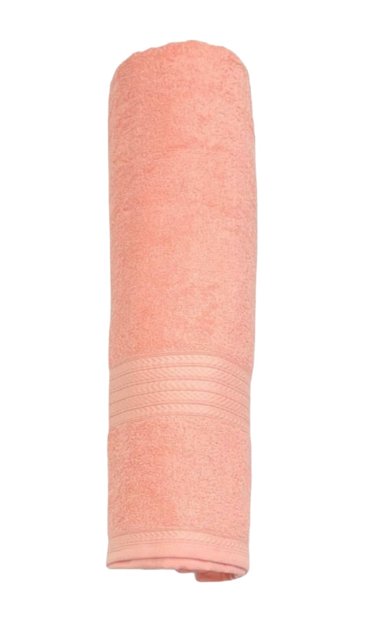 Bombay Dyeing Tulip Premium Cotton Large Size Bath Towel 500 Gsm (Rose)