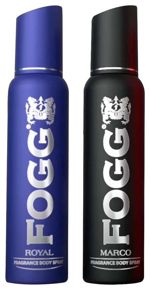 Fogg Royal & Marco Body Spray For Men 150 Ml 5 Fl.oz. Each Pack Of 2 | Perfect For Gifting