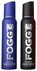 Fogg Royal & Marco Body Spray For Men 150 Ml 5 Fl.oz. Each Pack Of 2 | Perfect For Gifting